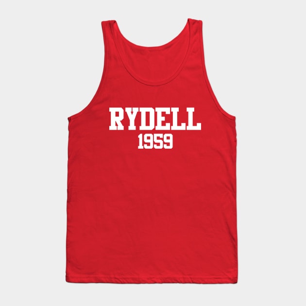 Rydell 1959 (Red) Tank Top by GloopTrekker